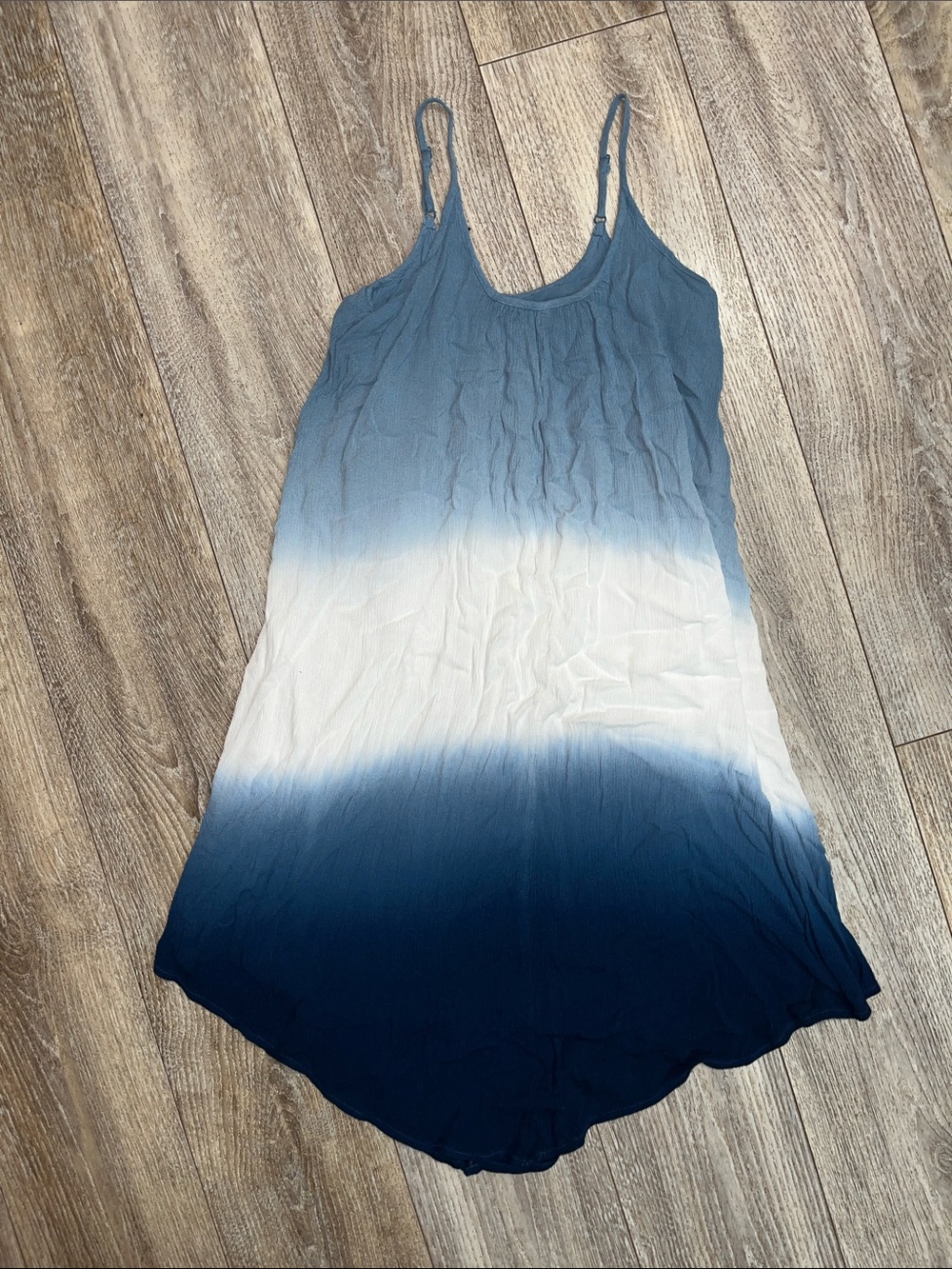 Knox Rose Blue and White Ombre Slip Dress